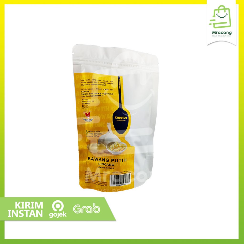 

Bawang Putih Cincang dalam Minyak Kemasan Pouch