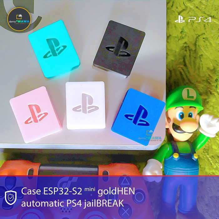 Case ESP32-S2 mini goldHEN PlayStation 4 PS4 HEN jailBREAK otomatis