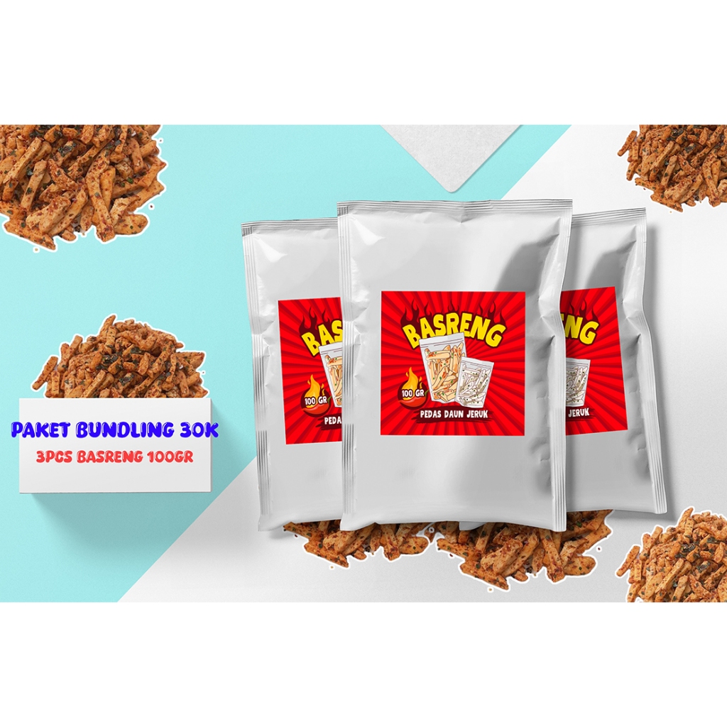 

3pcs BASRENG PEDAS DAUN JERUK paket bundling super hemat by kikanaya