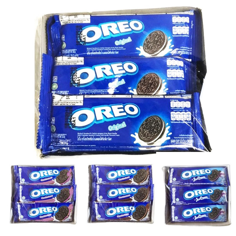 

Oreo Biscuit 27.6 gr per Box isi 12 Pcs