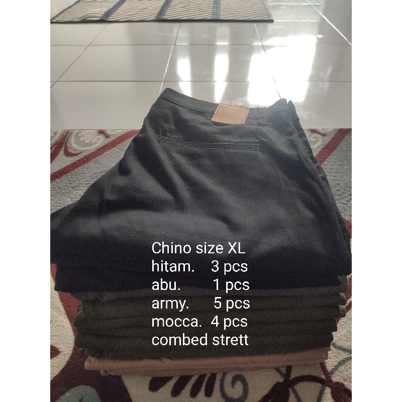 Guyond,Fifty one denim, Celana Chino Pria bahan cotton streach,lentur model slimfit size 28-34