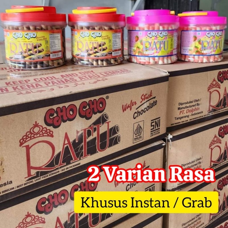 

Wafer Stick Strawberry Cho Cho Ratu Astor Stick Roll Dolpin 320Gr
