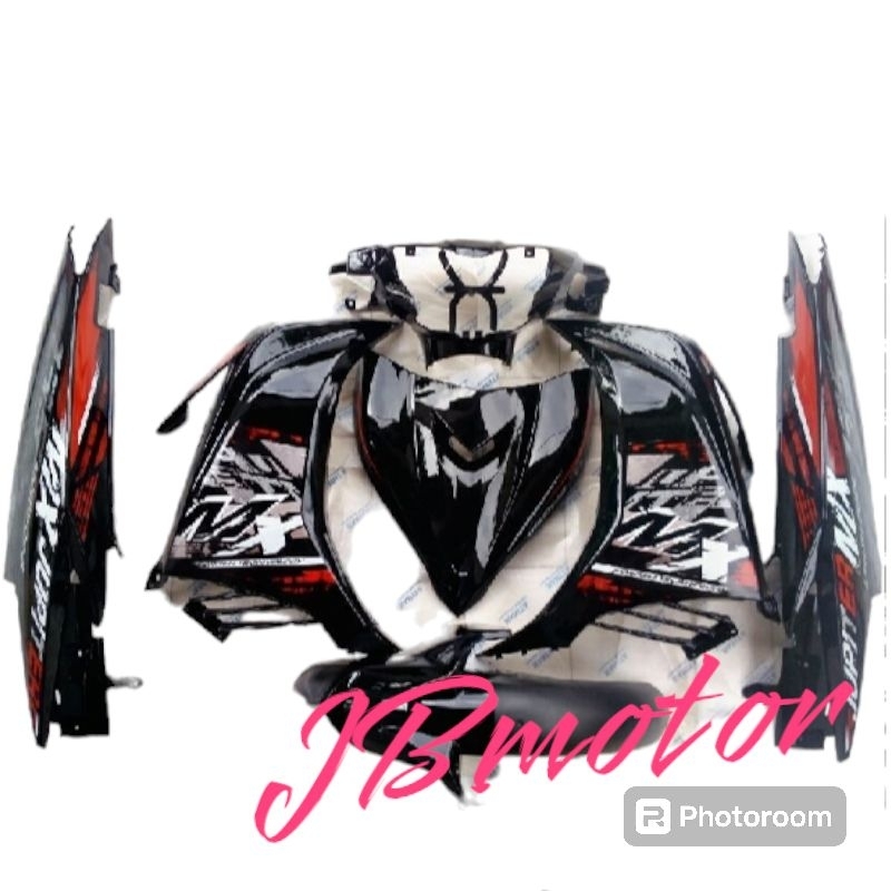Cover Body Halus Jupiter MX New Jupiter MX 135 hitam