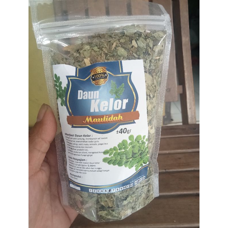 

Teh seduh daun kelor/Teh herbal daun kelor isi 40 gram
