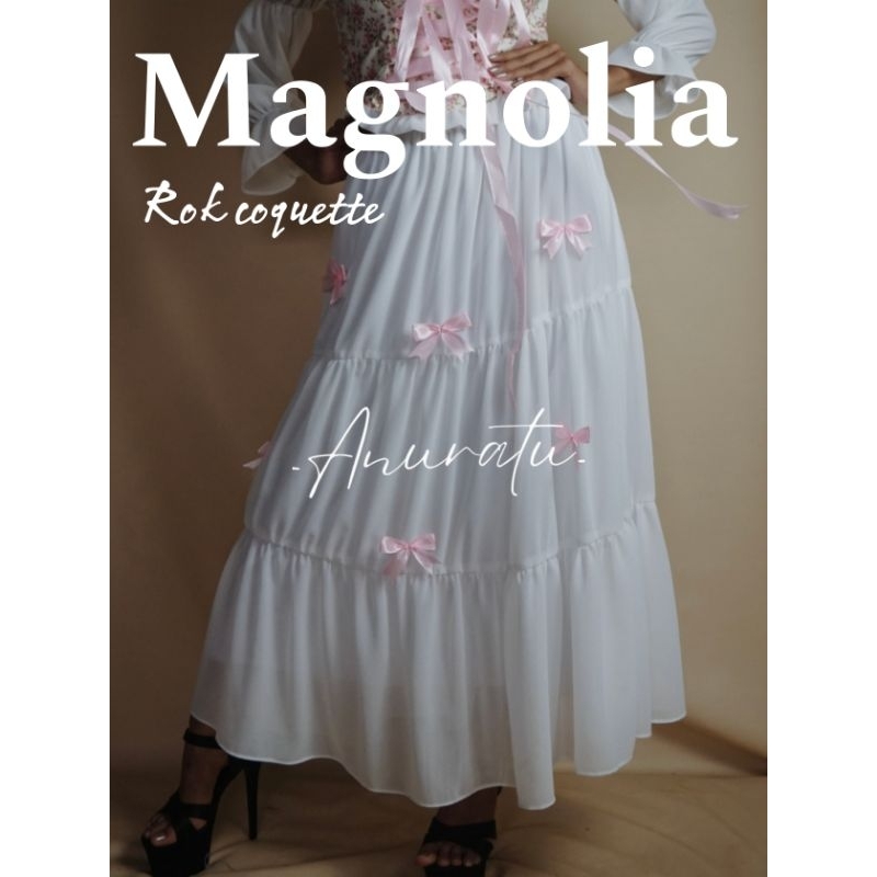 MAGNOLIA Rok Coquette Vintage aesthetic|Anuratu store official