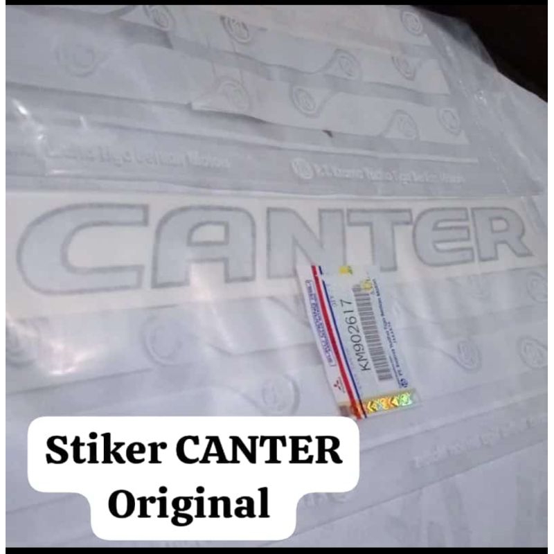 STIKER CANTER ORIGINAL