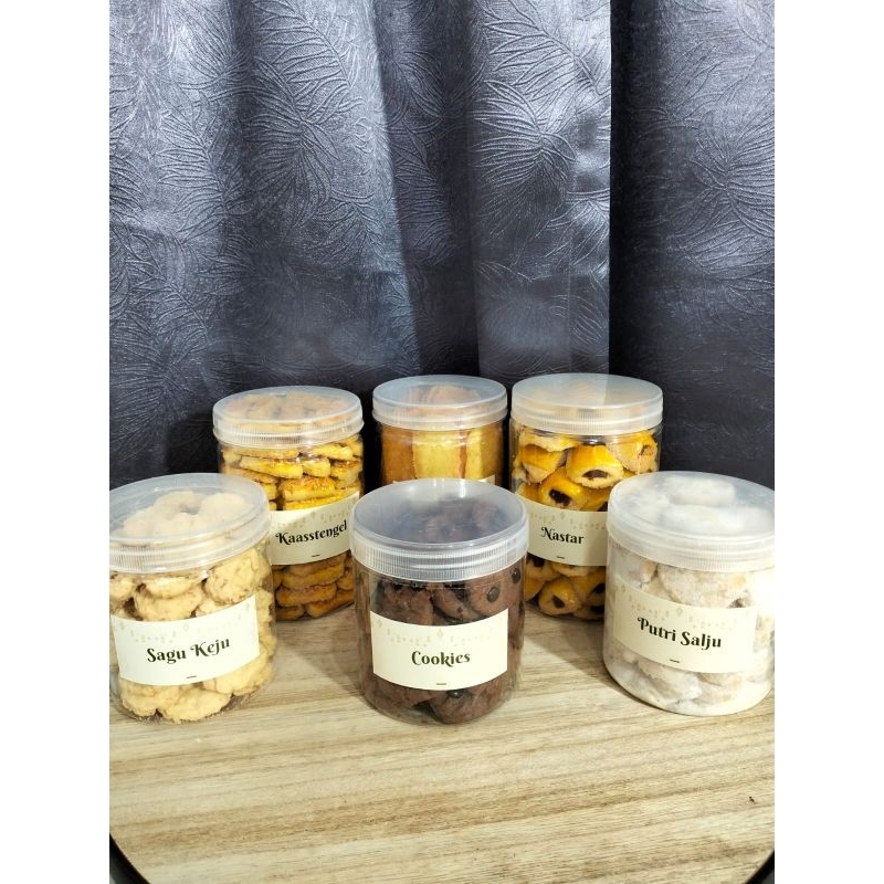 

FN COOKIES | KUE KERING | NASTAR | KASTENGEL | PUTRI SALJU | SAGU KEJU | LIDAH KUCING | toples 600ml