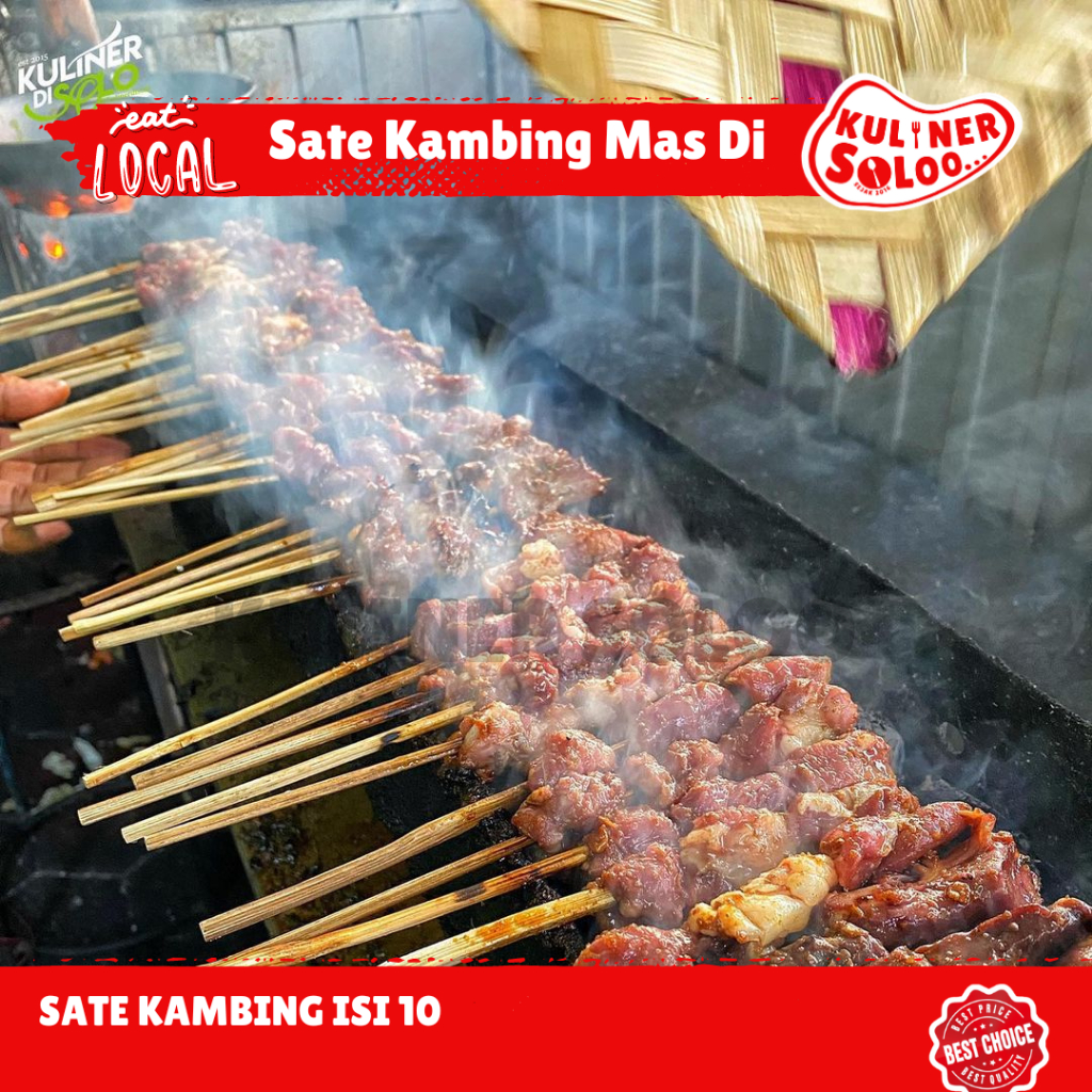 

Sate kambing daging mas Di - kuliner soloo