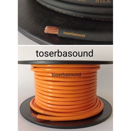 Kabel 8awg Momentum Setrum Power Aki Ground 8 AWG audio mobil Jual Meteran