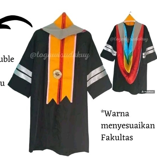 Toga Wisuda Doktor Unila Universitas Lampung