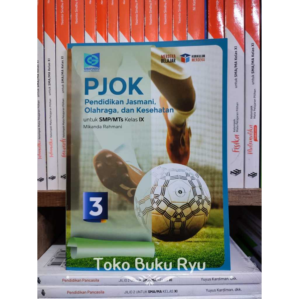 Buku PJOK Kelas 3 SMP Kurikulum Merdeka Grafindo