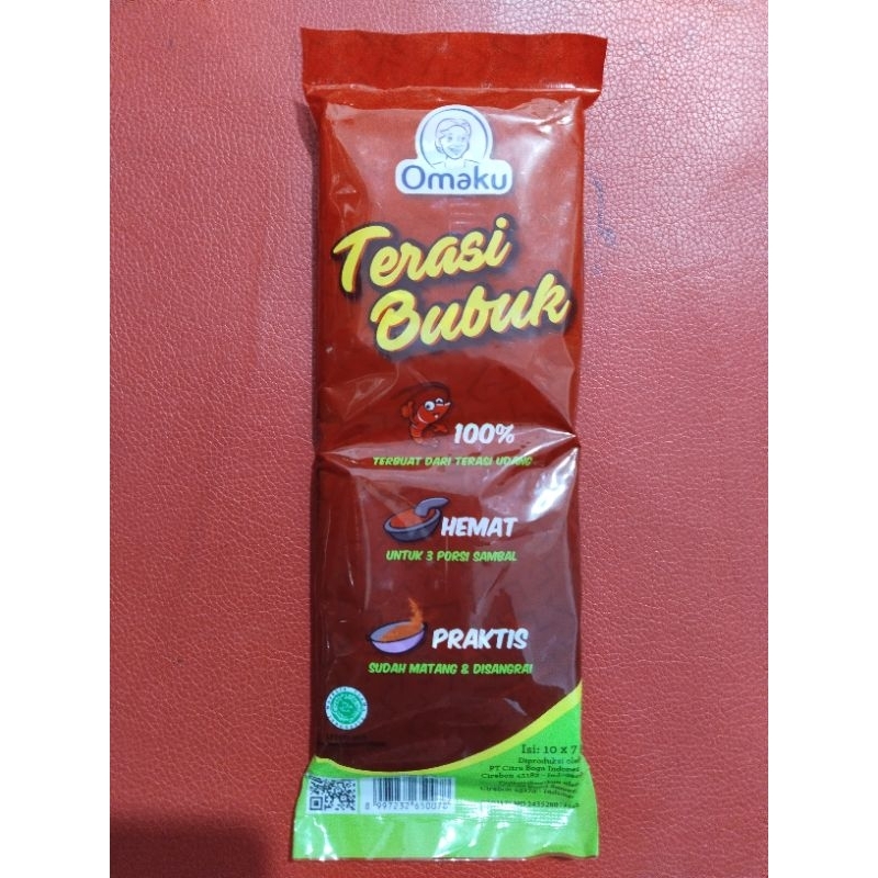 

Terasi Bubuk omaku isi 10sachet