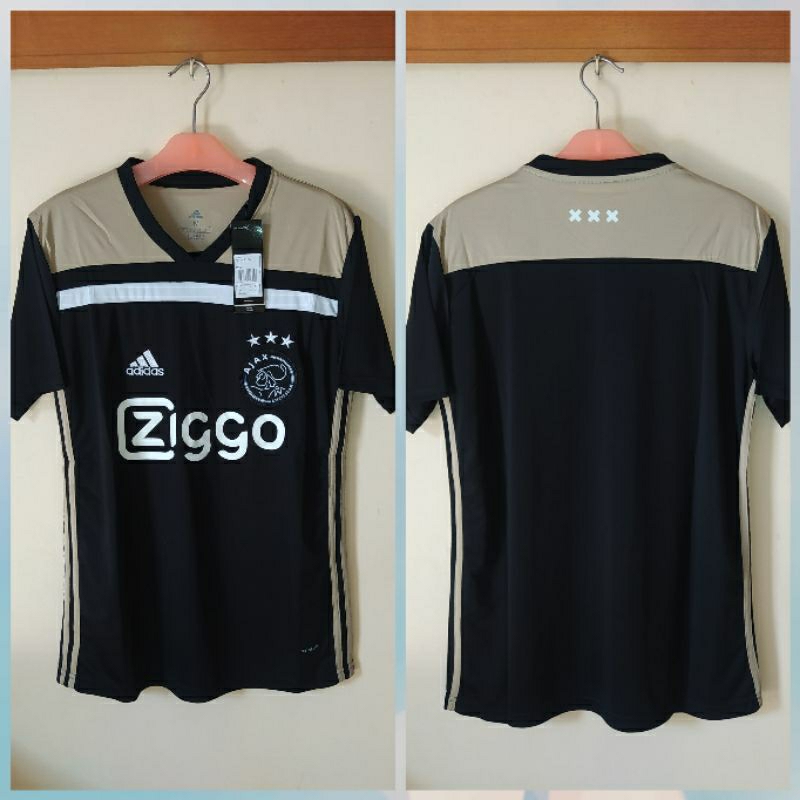 SALE  Jersey RETRO Leicester / Ajax / Lyon Grade Or  Home/Away