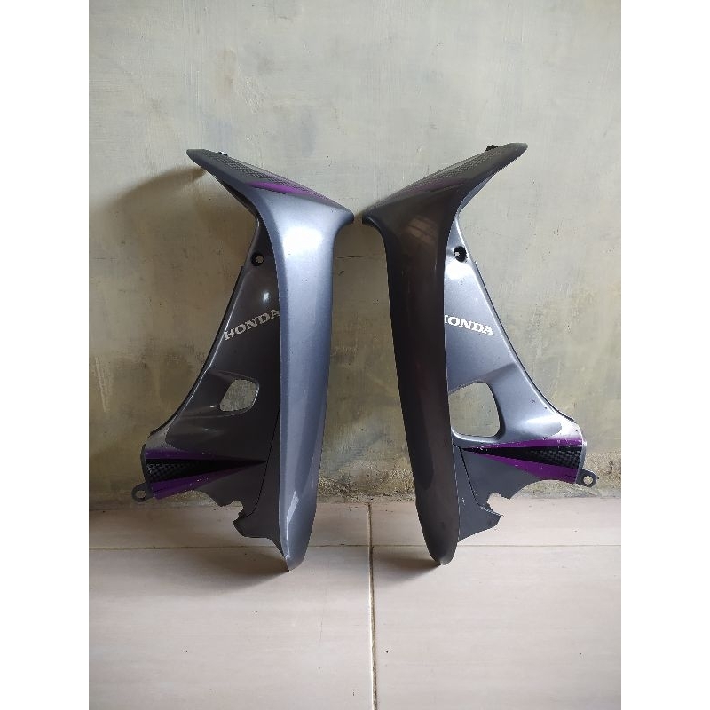 Sayap Luar Dalam Honda Supra X lama Fit lama original warna Abu abu