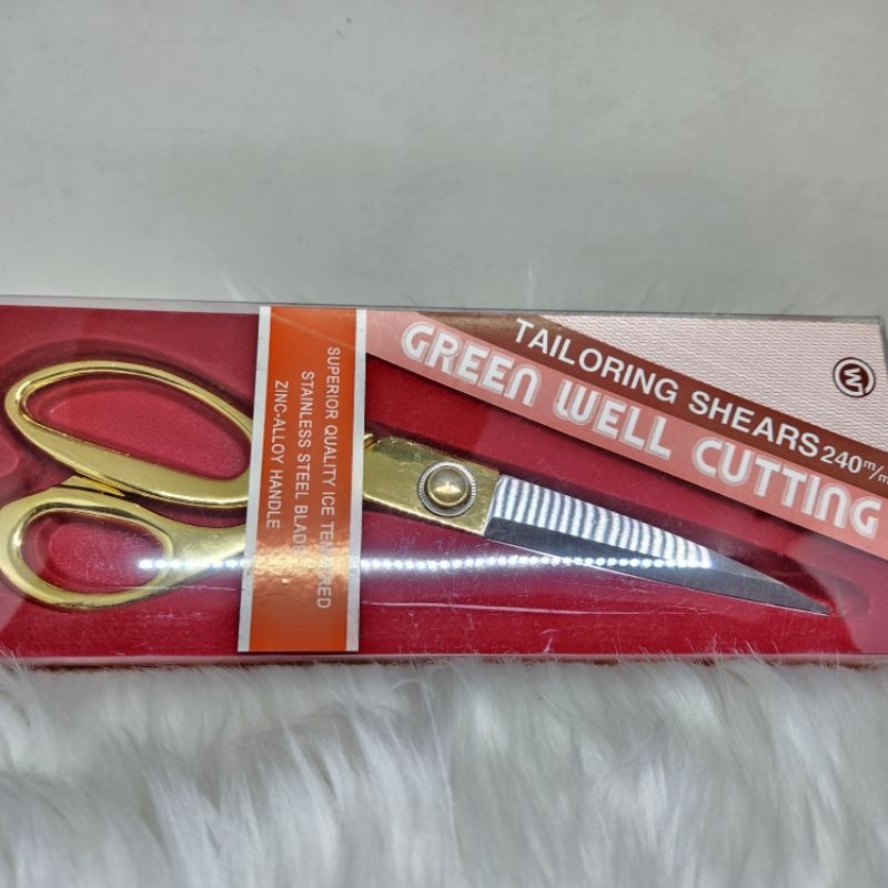 

Gunting Kain Size 9" (Gold-GREENWELL) GOOD QUALITY