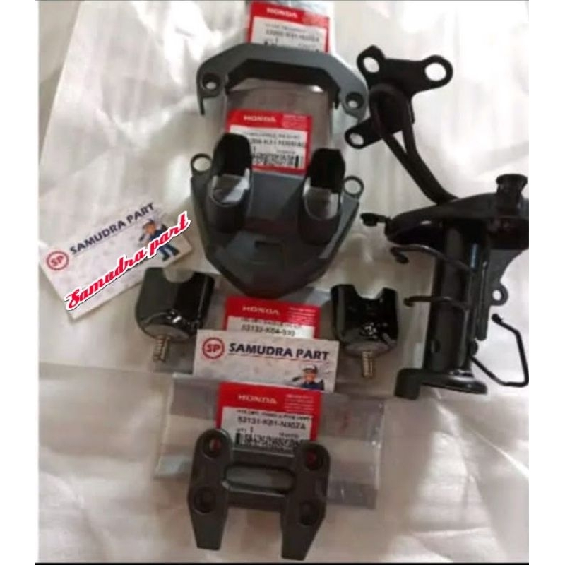 Pangkon dudukan Stang stir beat street set cover stang stir Beat Street original AHM Satu set