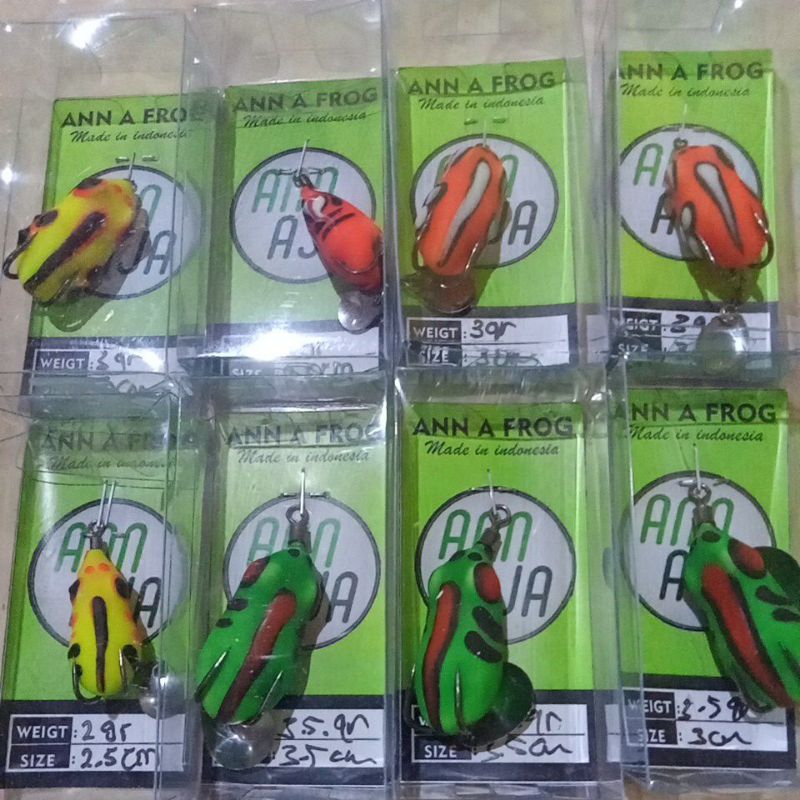 SOFT FROG / UMPAN KATAK/ IKAN GABUS/CASTING TOMANG 2CM 2,5CM