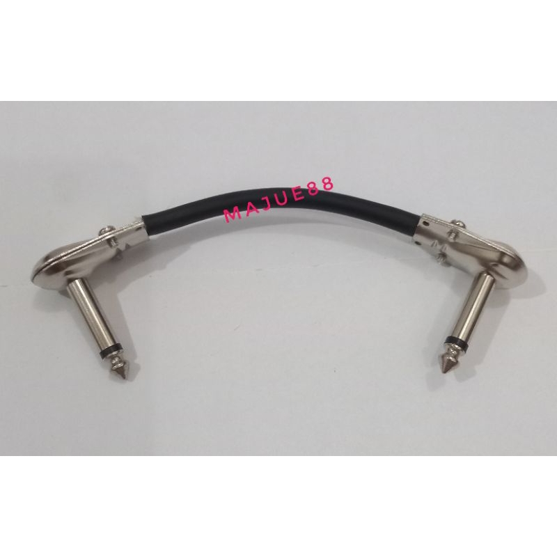 Kabel jumper efek gitar 10cm jack L pipih
