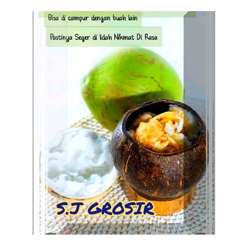 

(SPESIAL PRODUK) Kelapa Kopyor Jumbo Grade Resto uk.51-53cm garansi 100% dukuhseti PATI