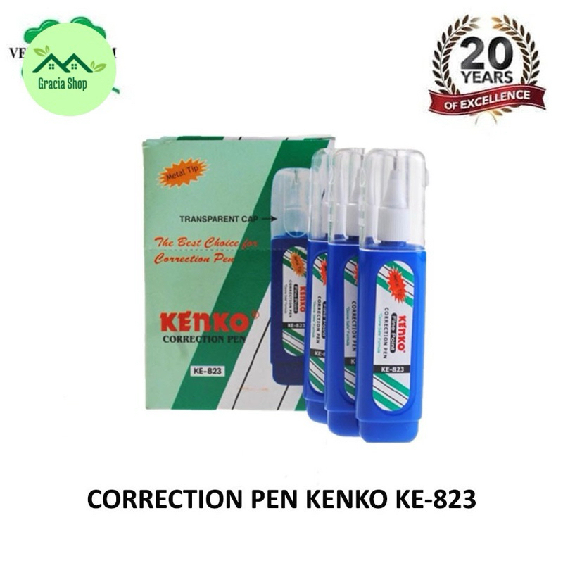 

Correction Pen / Tip-x Kenko / Tipex / Tip-ex Cair Kenko Ke-01 / Ke-823