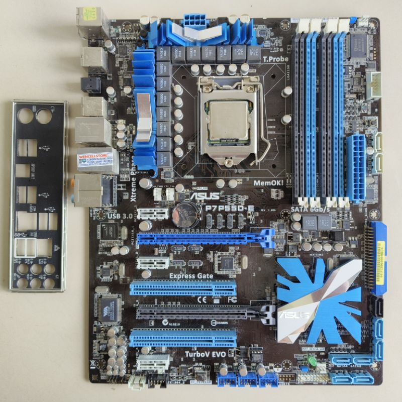 MOBO ASUS P75 + CORE I5 750 LGA 1156 DDR3