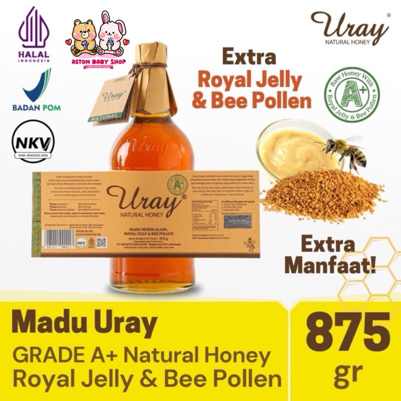 

Uray Madu Murni Grade A+ 875gr / Madu Uray Madu Murni 100% / Honey