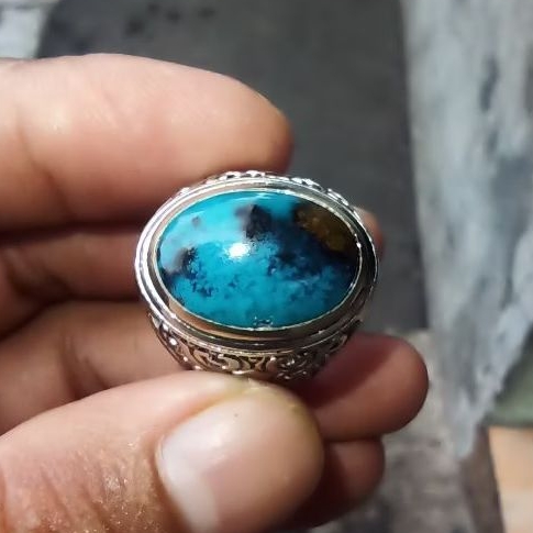 cincin batu akik bacan doko asli natural batu alam