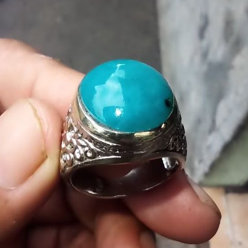 cincin batu akik bacan doko natural asli batu alam