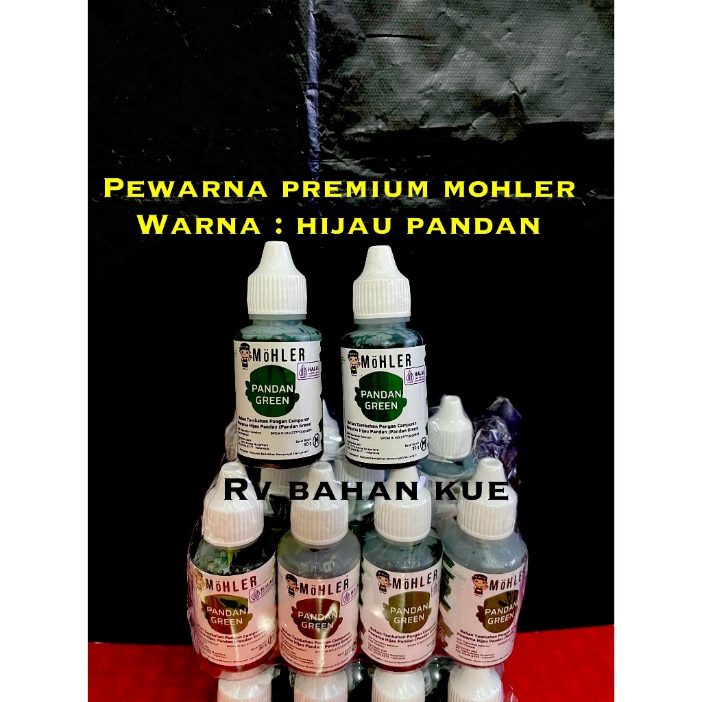 

Pewarna Hijau Pandan/Pandan Green Pewarna Makanan Hijau /Warna Hijau Pandan CAP MOHLER