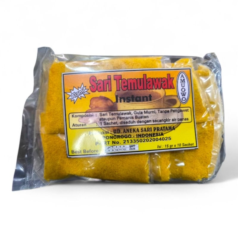 

Sari Temulawak Alami Instan 15gr X 10Sachet-Bubuk Minuman-Toserba Gadjah-Ekonomis XF 694