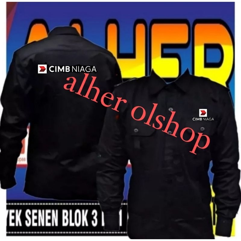 kemeja CIMB niaga baju CIMB niaga seragam CIMB niaga Pdh CIMB niaga kemeja kerja CIMB niaga baju ker