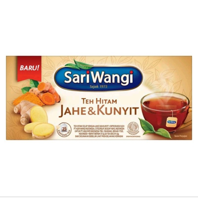 

Sariwangi Teh Hitam Jahe & Kunyit