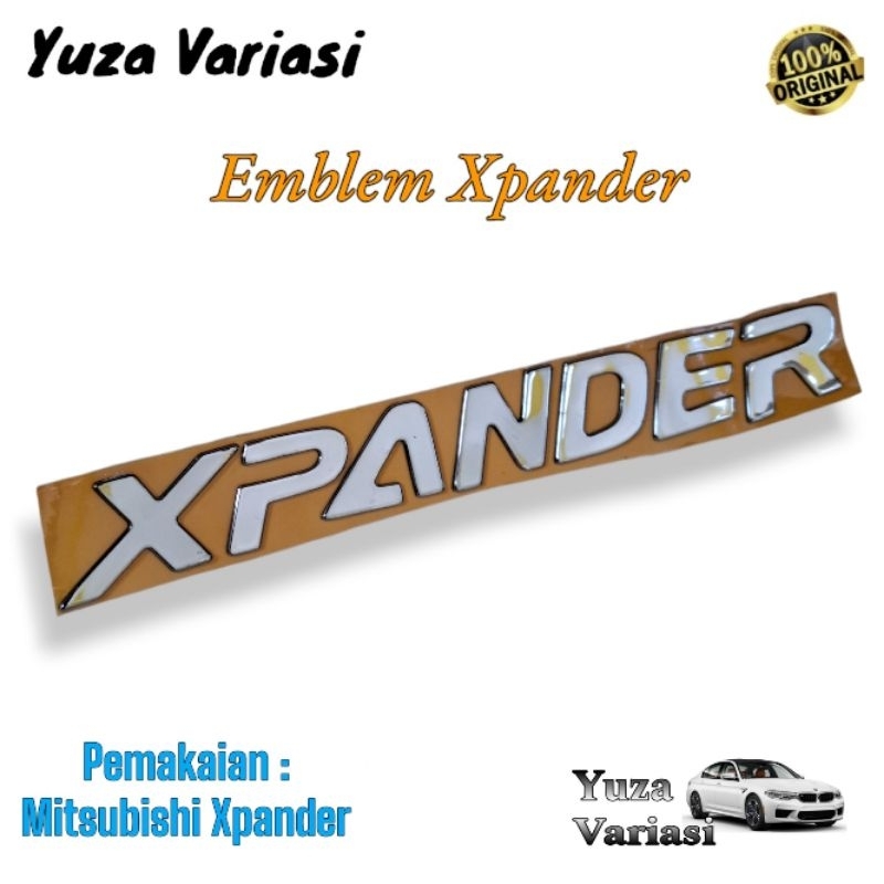 EMBLEM XPANDER ORIGINAL MITSUBISHI XPANDER LOGO MERK TULISAN XPANDER ORIGINAL