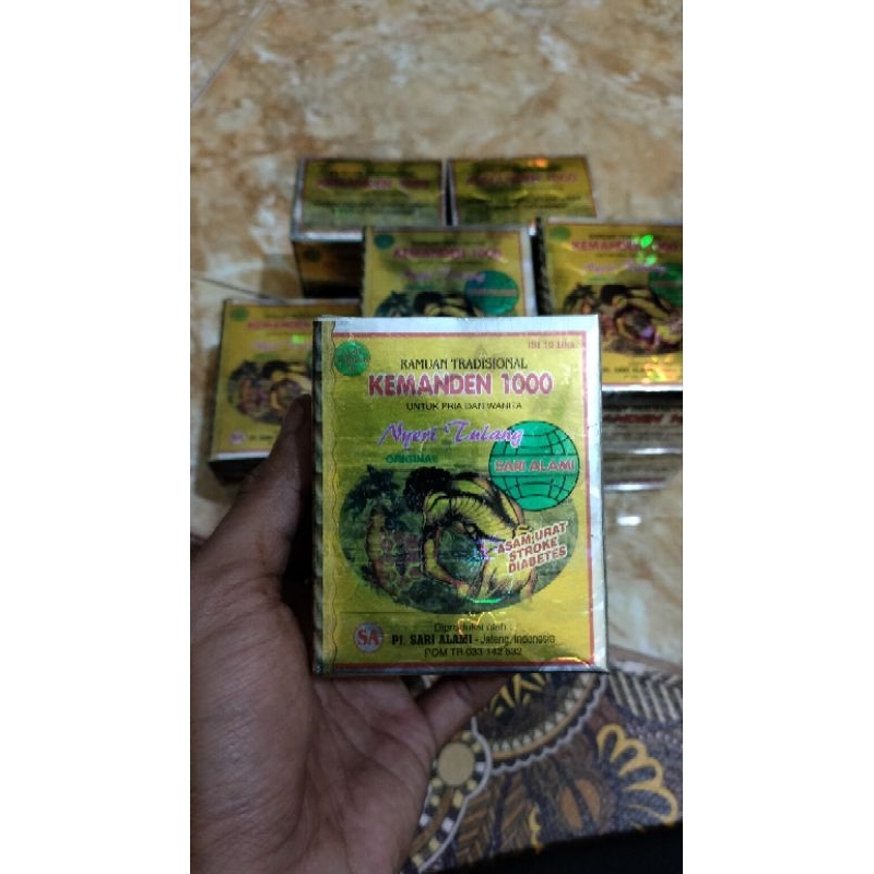 

KEMANDEN SEWU ORIGINAL 1 PAK ISI 10 SACHET