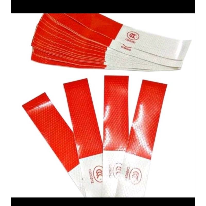 

Stiker Refkektor merah putih
