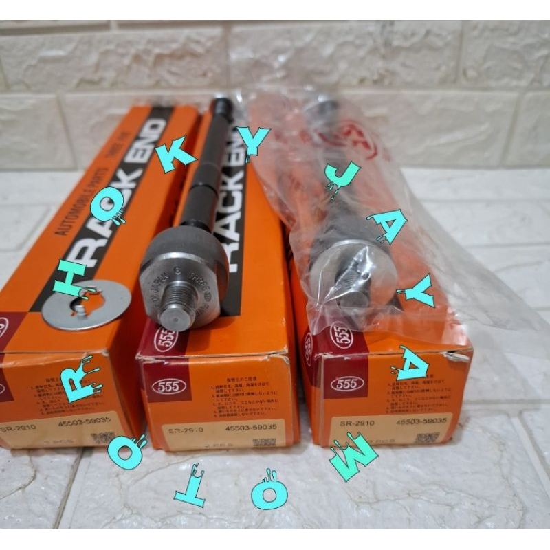 RACK END/ LONG TIE ROD TOYOTA KIJANG SUPER 5K / KIJANG GRAND EXTRA ORIGINAL 555 JAPAN