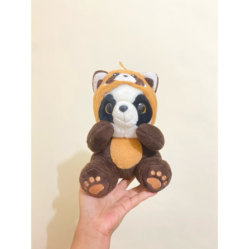 Boneka karakter Panda kostum Red Panda size 23cm original / Boneka Panda Kostum Redpanda / Boneka Pa