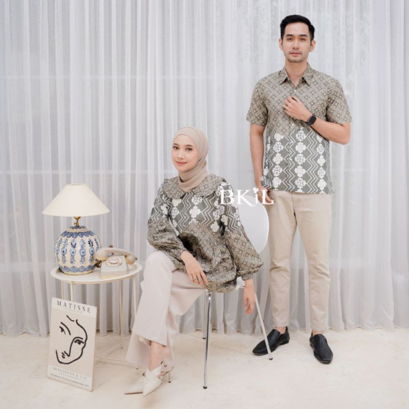 Batik Couple modern/Batik kekinian/Batik couple elegan