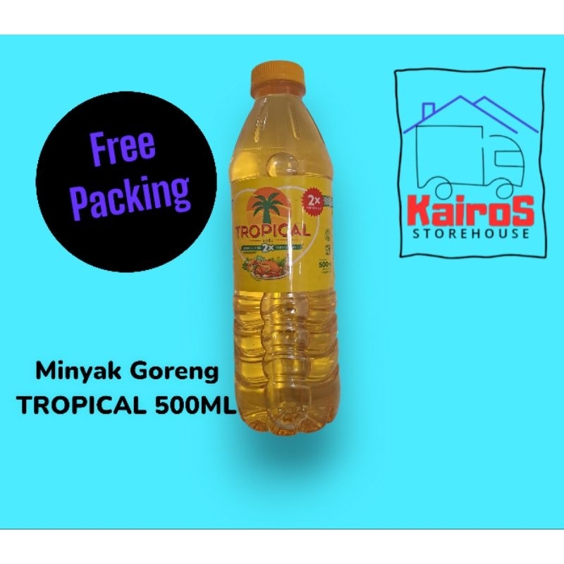 

Minyak goreng botol TROPICAL 500 ML, minyak goreng murah berkualitas.