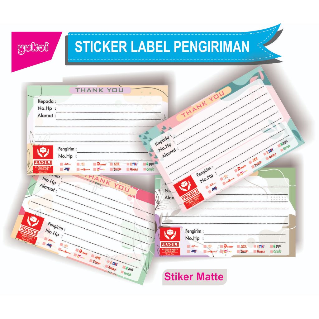 

(50pcs) A1 STIKER PENGIRIMAN / STIKER LABEL PENGIRIMAN OLSHOP / STIKER LABEL / STIKER PENGIRIMAN