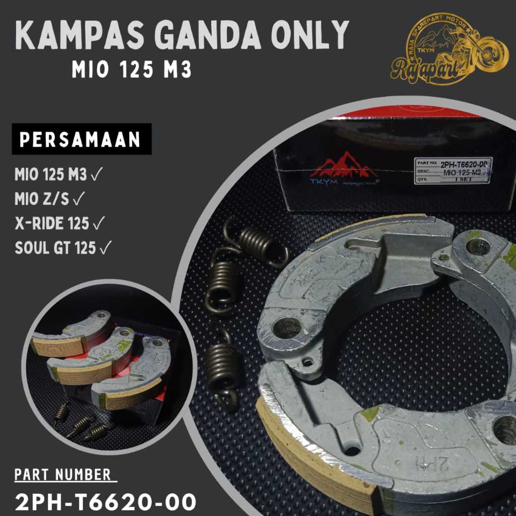 KAMPAS GANDA KAMPAS KOPLING GANDA MIO 125 M3 MIO Z MIO J FINO FI (2PH) ORIGINAL TAKAYAMA