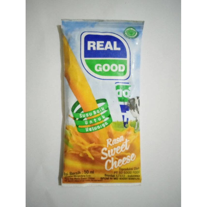 

susu bantal real good 50ml rasa sweet cheese