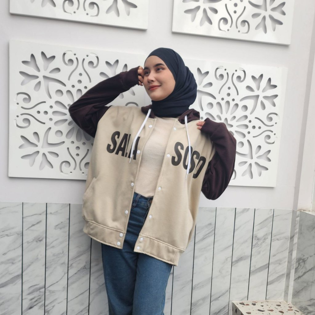 JACKET HOODIE FLEECE WANITA & PRIA / SALOSOSO JACKET