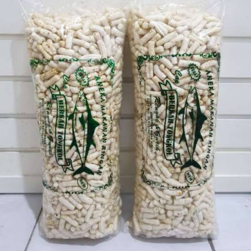 

KRUPUK TONGKOL CABE IJO & ORI KEMASAN PLASTIK 750GRAM