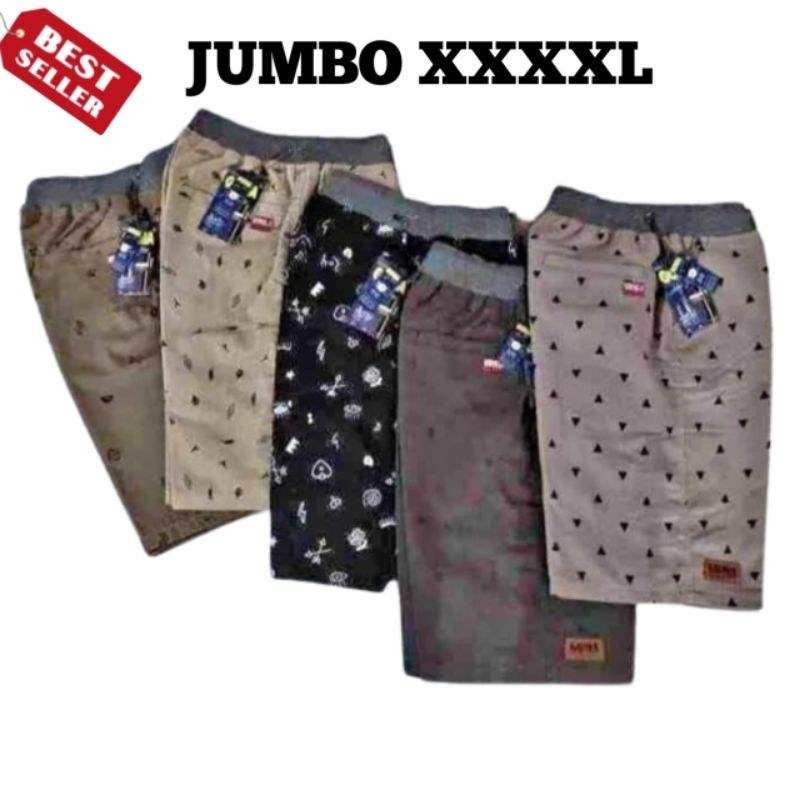 Celana Pendek Pria / Kolor Motif / Kolor Distro JUMBO