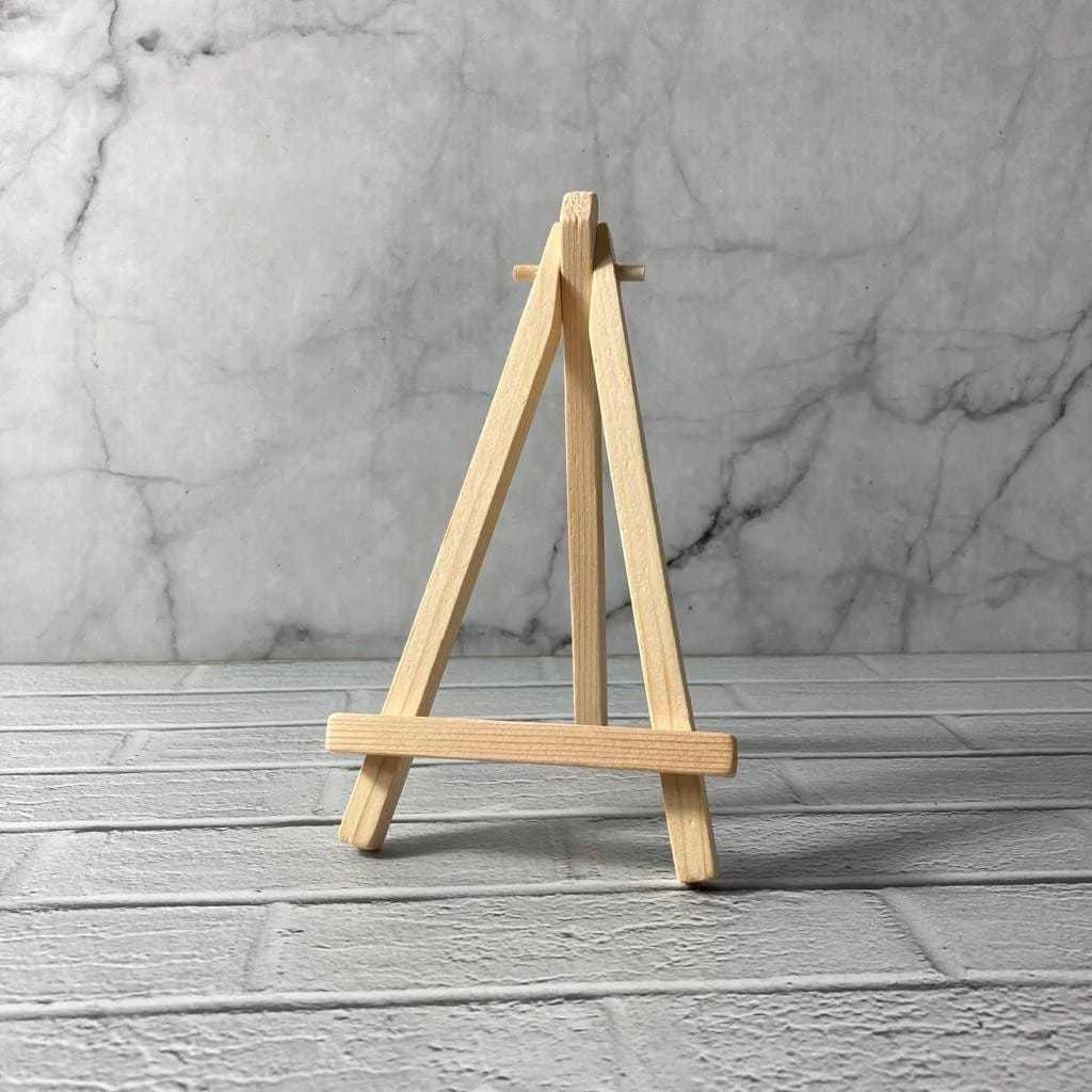 

Stand Easel Lukis Mini Tripod Lukis Kayu Aesthetic