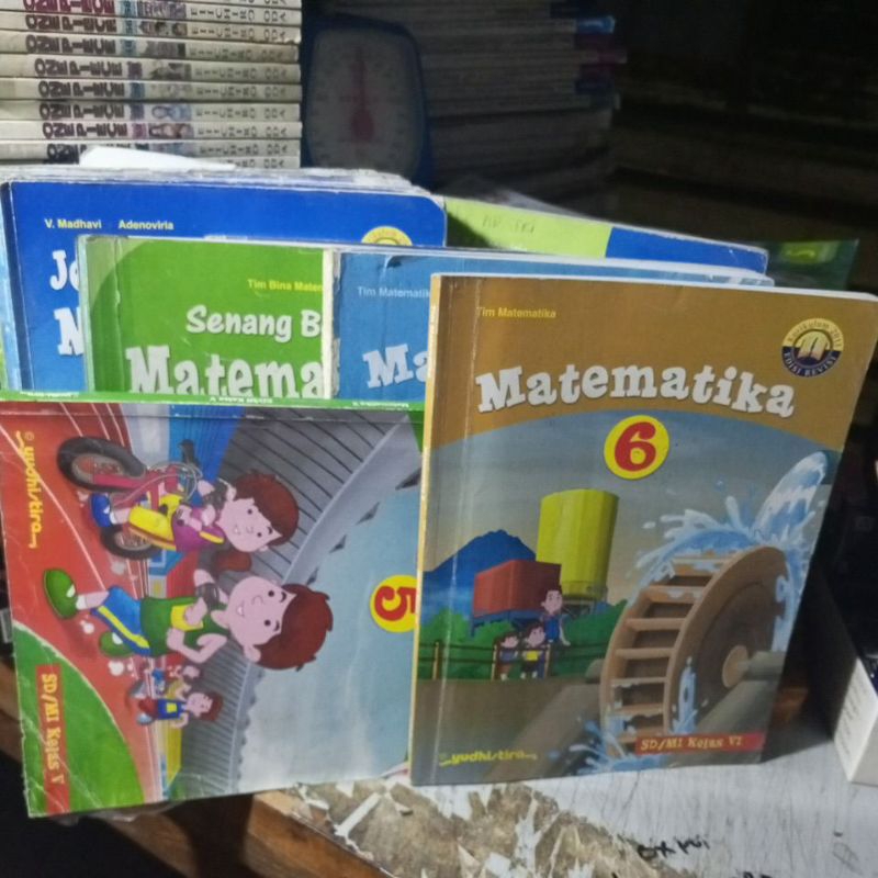 BUKU MATEMATIKA SD KELAS 2,5 &6 REVISI K13 PENERBIT YUDISTIRA