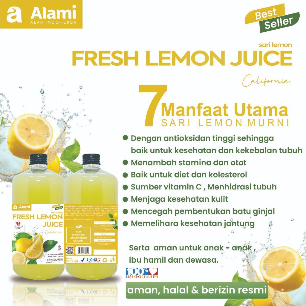 

Alami Sari Lemon 250 ML Murni | Sari Lemon Untuk Diet Detox Mengatasi Pencernaan