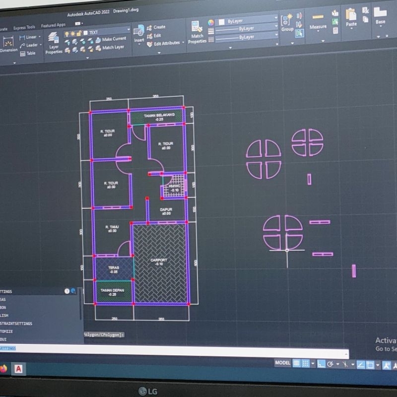 Jasa desain/design gambar denah AutoCad [BACA DESKRIPSI]