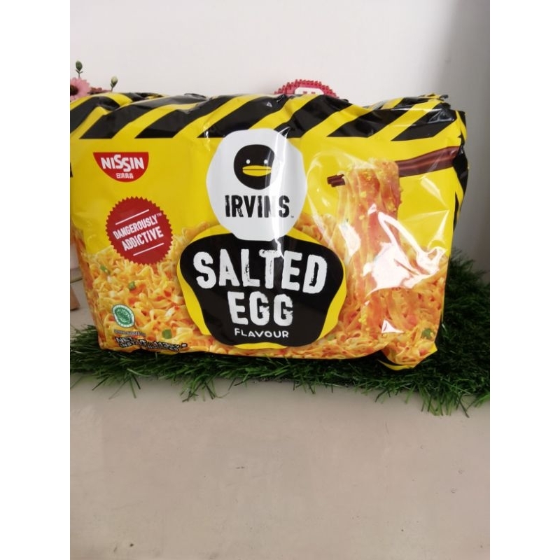 

irvins salted egg mie noodle instan impor nissin